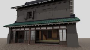 [同人][DL]【RJ01656096】3DCG 旧島田家住宅(店蔵:府中市郷土の森)【ペンとサイコロ】