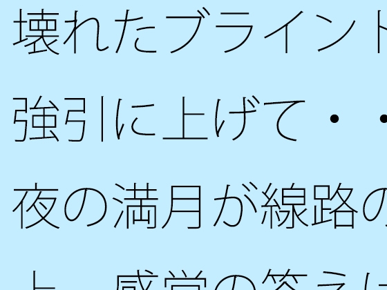 [同人][DL]【RJ01657557】壊れたブラインドを強引に上げて・・・夜の満月が線路の真上 感覚の答えはどこに・・【サマールンルン】