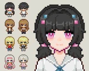 [同人][DL]【RJ01658349】カジュアルなスタイルの歩くエルフのキャラクターイラストとアバター【MS_Studio】