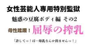 [同人][DL]【RJ01658669】女性芸能人専用特別監獄 魅惑の豆腐ボディ編 その2【ponta乳首偏愛】