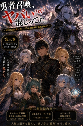 [同人][DL]【RJ01673942】勇者召喚、ヤバいのが混じってた。～近代兵器と戦い抜いた男は、異世界で慈愛を振るう～【第三巻】全160話(長編シリーズ第三弾完全収録)【風鈴亭】