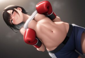 [同人][DL]【RJ01676099】ボクシング部のエースが後輩の女の子にKO負けする話【豆と虎】