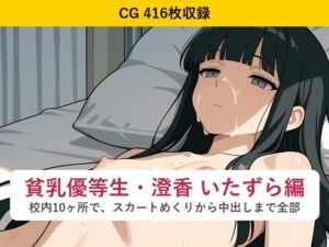 [同人][DL]【RJ01680523】【時間停止】貧乳優等生・澄香 いたずら編 ～校内10ヶ所で、スカートめくりから中出しまで全部～【DLsite同人】