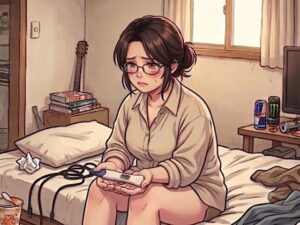 [同人][FA]【d_788080】【官能小説】バイト先の真面目なパートさん  第五話  命の芽吹き、二人が選んだ決断【青いらいおん】