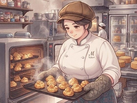 [同人][FA]【d_789354】【官能小説】小さなケーキ屋さんの優しい奥さん  第四話  ステンレスの冷たさと、濃厚な熱いエキス【青いらいおん】