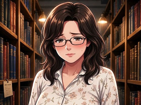[同人][FA]【d_793022】【官能小説】図書館のぽっちゃり司書さん  第一話  閉架書庫の密室で、生真面目な司書が…【青いらいおん】
