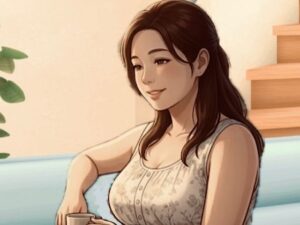 [同人][FA]【d_797060】【官能小説】無防備な隣のぽっちゃり奥さん  第二話  お風呂が沸きました  恥じらう真理さんと湯船の密着【青いらいおん】